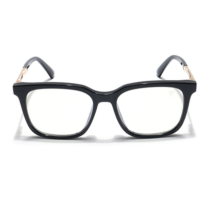 Voyage Veloura Select Shine Black Square Eyeglasses for Men & Women - SLMG6171-C3
