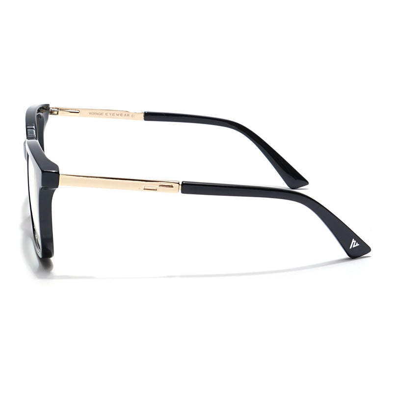 Voyage Veloura Select Shine Black Square Eyeglasses for Men & Women - SLMG6171-C3