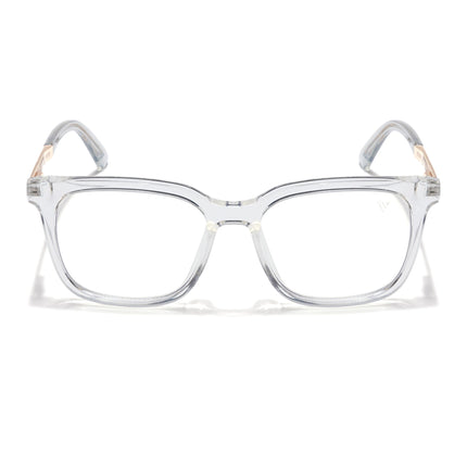 Voyage Veloura Select Transparent Square Eyeglasses for Men & Women - SLMG6173-C5