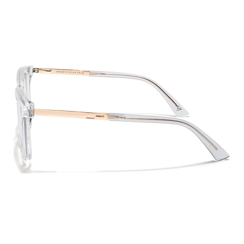 Voyage Veloura Select Transparent Square Eyeglasses for Men & Women - SLMG6173-C5