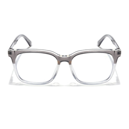 Voyage Veloura Select Black & Transparent Square Eyeglasses for Men & Women - SLMG6174-C6