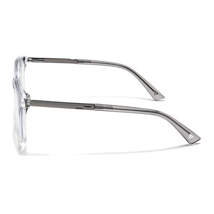 Voyage Veloura Select Black & Transparent Square Eyeglasses for Men & Women - SLMG6174-C6