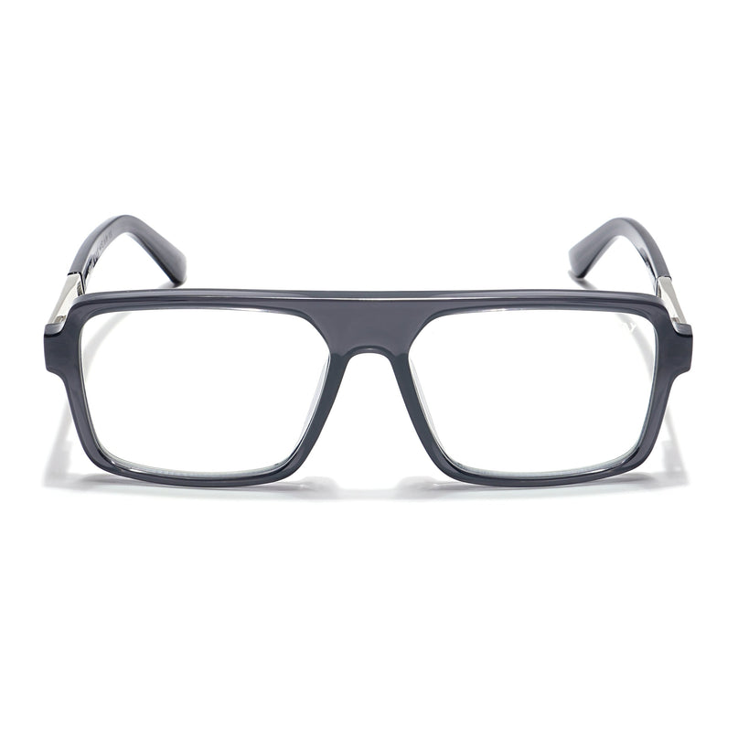 Voyage Veloura Select Shine Black Square Eyeglasses for Men & Women - SLMG6175-C1