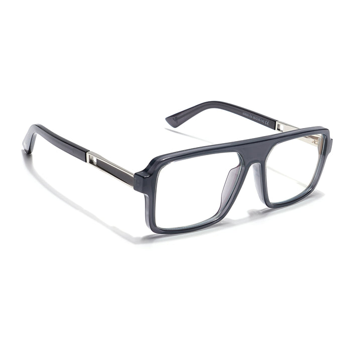 Voyage Veloura Select Shine Black Square Eyeglasses for Men & Women - SLMG6175-C1