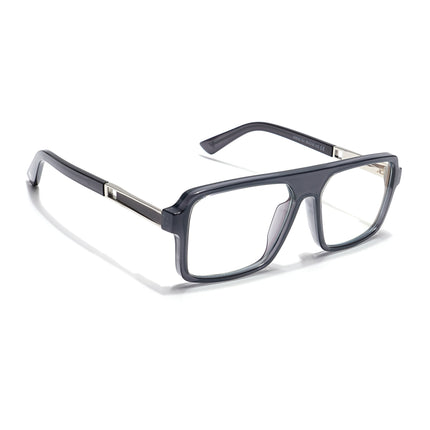 Voyage Veloura Select Shine Black Square Eyeglasses for Men & Women - SLMG6175-C1