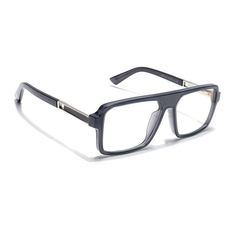 Voyage Veloura Select Shine Black Square Eyeglasses for Men & Women - SLMG6175-C1