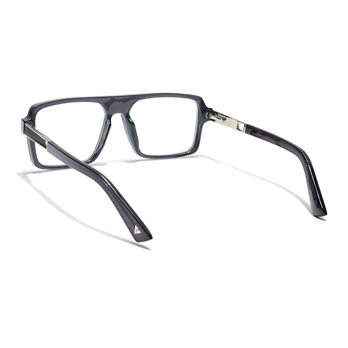 Voyage Veloura Select Shine Black Square Eyeglasses for Men & Women - SLMG6175-C1