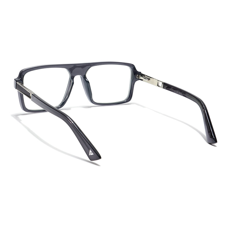 Voyage Veloura Select Shine Black Square Eyeglasses for Men & Women - SLMG6175-C1