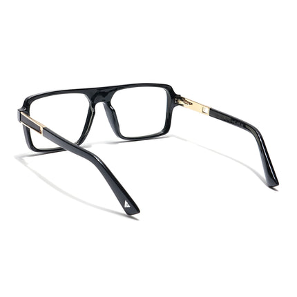 Voyage Veloura Select Shine Black Square Eyeglasses for Men & Women - SLMG6176-C2