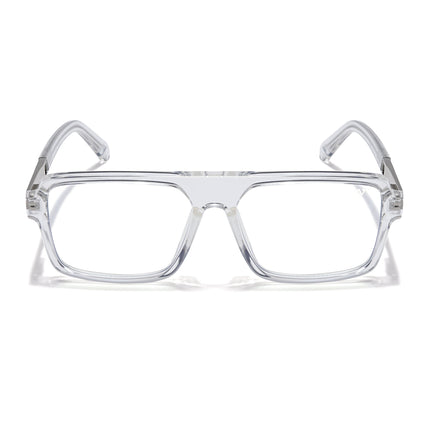 Voyage Veloura Select Transparent Square Eyeglasses for Men & Women - SLMG6180-C6