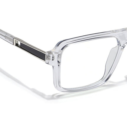 Voyage Veloura Select Transparent Square Eyeglasses for Men & Women - SLMG6180-C6