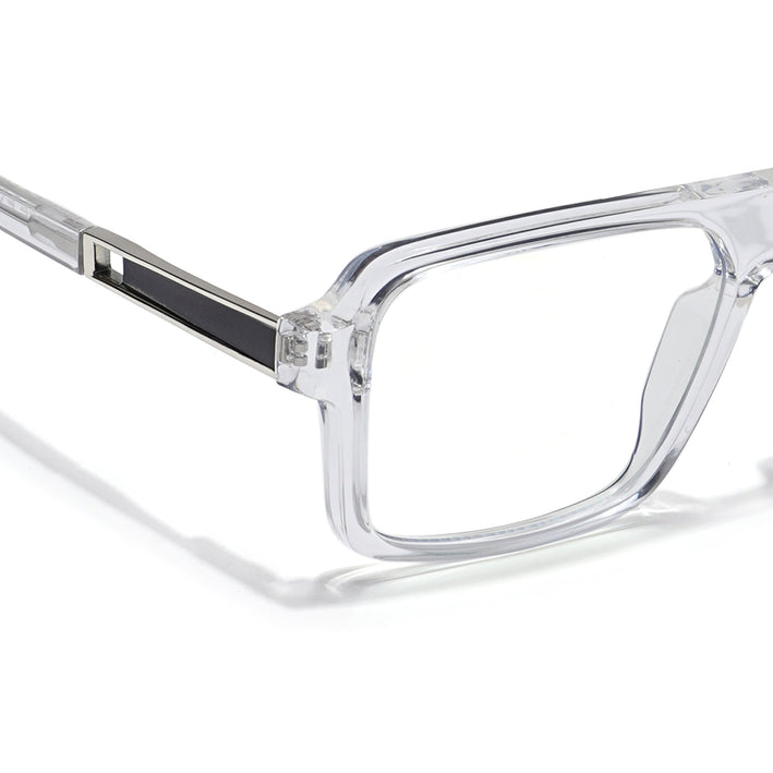 Voyage Veloura Select Transparent Square Eyeglasses for Men & Women - SLMG6180-C6