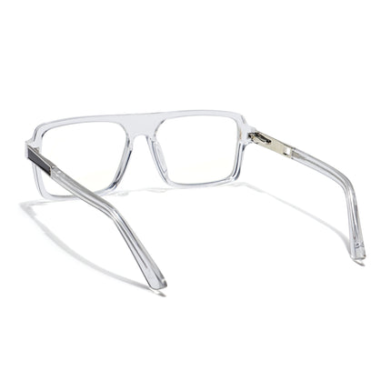 Voyage Veloura Select Transparent Square Eyeglasses for Men & Women - SLMG6180-C6