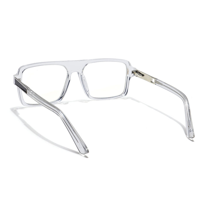 Voyage Veloura Select Transparent Square Eyeglasses for Men & Women - SLMG6180-C6