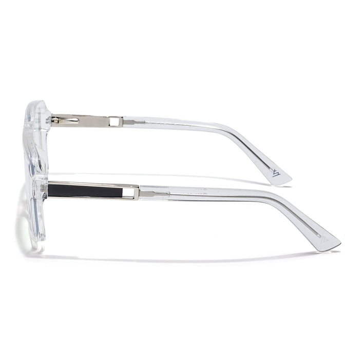 Voyage Veloura Select Transparent Square Eyeglasses for Men & Women - SLMG6180-C6