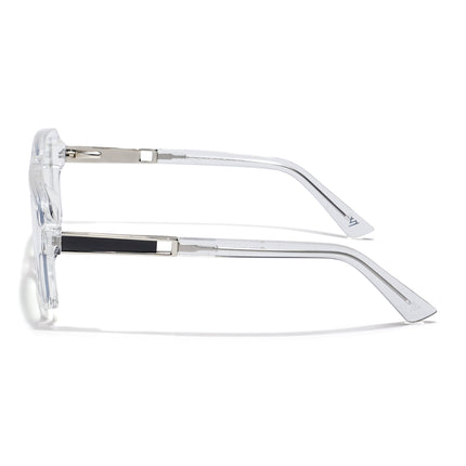 Voyage Veloura Select Transparent Square Eyeglasses for Men & Women - SLMG6180-C6