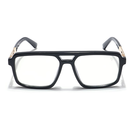 Voyage Veloura Select Shine Black Wayfarer Eyeglasses for Men & Women - SLMG6181-C1
