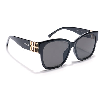 Over Size Sunglasses (Black Lens | Black Frame - MG5810)