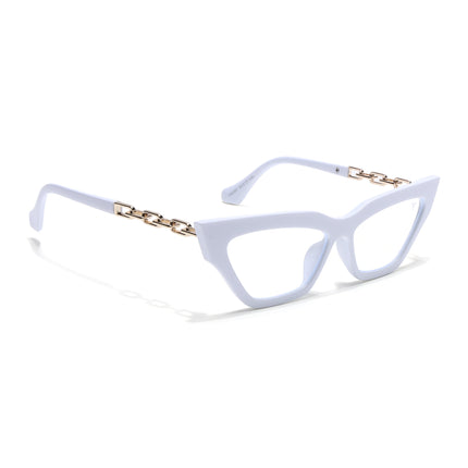 Voyage Glam White Cateye Eyeglasses - MG3944