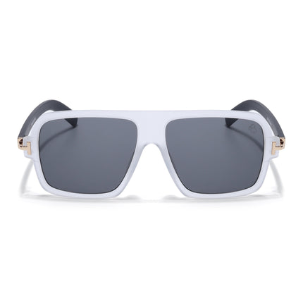 Eyejack Grey Wayfarer Sunglasses for Men & Women (9392CL1055)