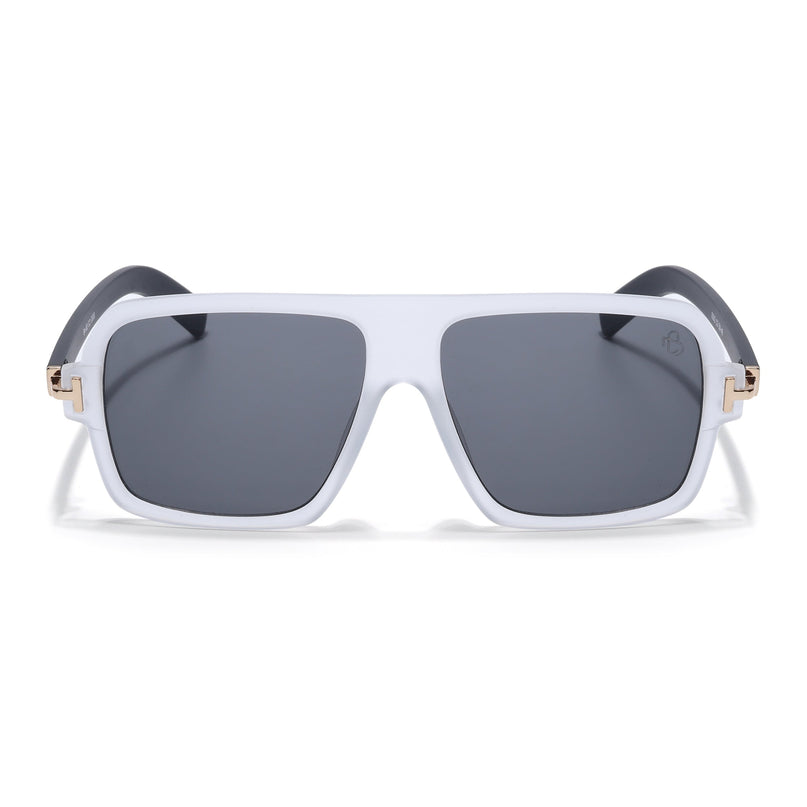 Eyejack Grey Wayfarer Sunglasses for Men & Women (9392CL1055)