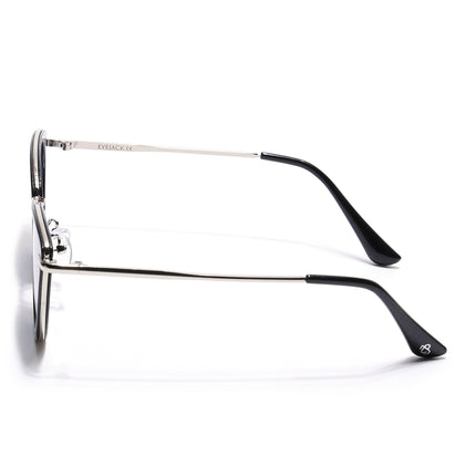 Eyejack Black & Silver Cateye Sunglasses for Women (9429CL1098)
