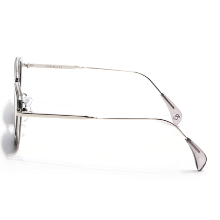 Eyejack Grey & Silver Cateye Sunglasses for Women (9435CL1104)