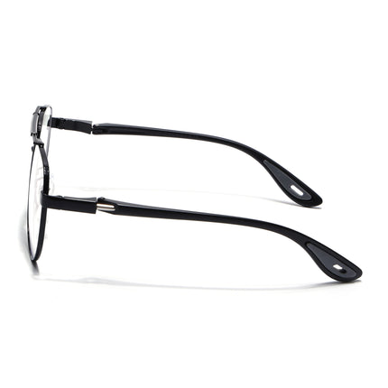 Voyage Black Aviator Eyeglasses for Men & Women (9502FMG7159-C1)