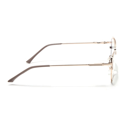 Voyage Glam Nude & Golden Cateye Eyeglasses for Women - MG4409-C4
