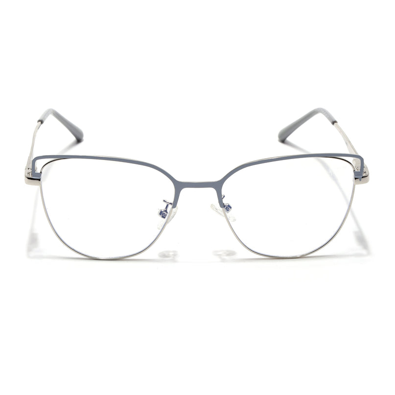 Voyage Glam Purple & Golden Cateye Eyeglasses for Women - MG4410-C2