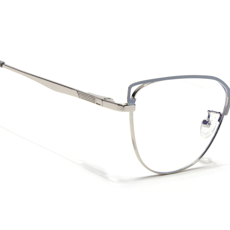 Voyage Glam Purple & Golden Cateye Eyeglasses for Women - MG4410-C2