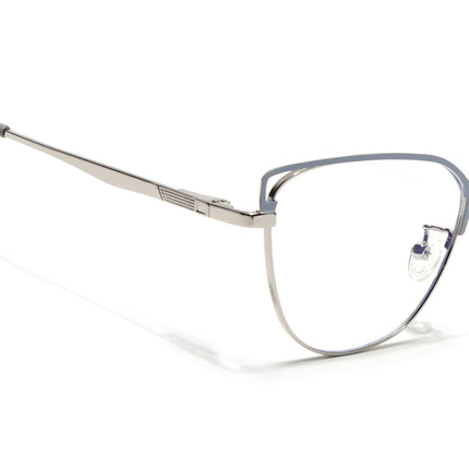 Voyage Glam Purple & Golden Cateye Eyeglasses for Women - MG4410-C2