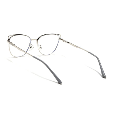 Voyage Glam Purple & Golden Cateye Eyeglasses for Women - MG4410-C2