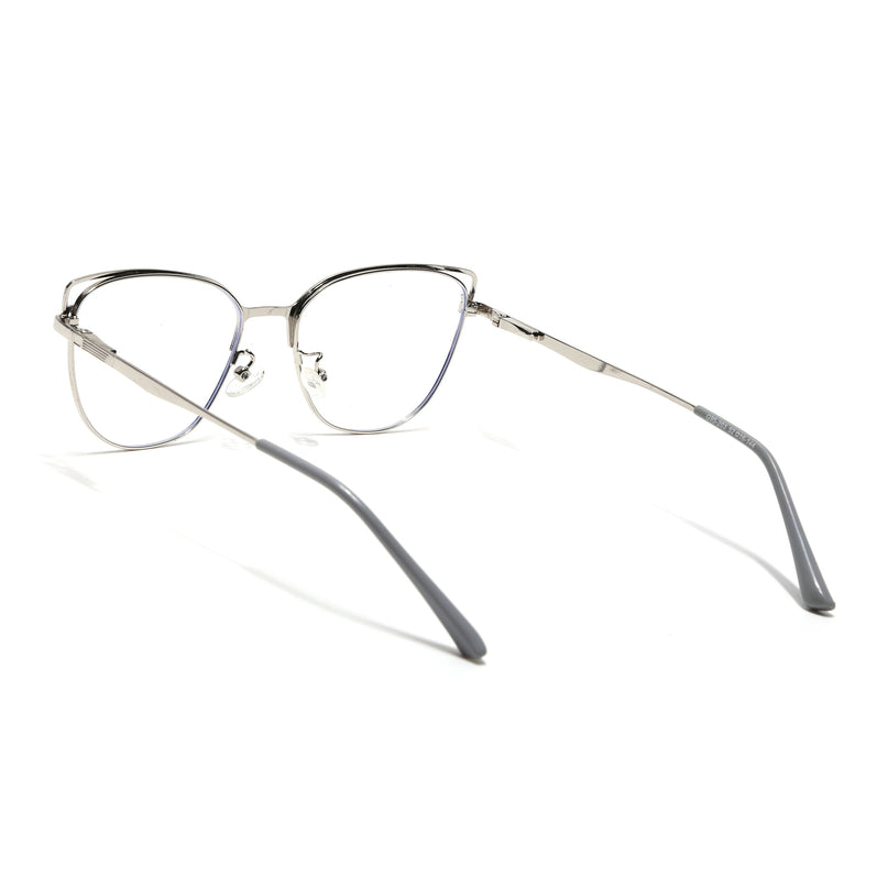 Voyage Glam Purple & Golden Cateye Eyeglasses for Women - MG4410-C2