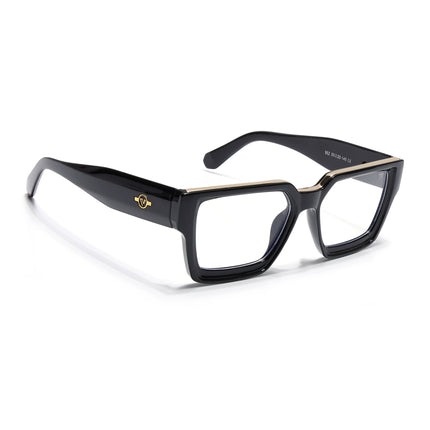 Voyage Exclusive Black Wayfarer Eyeglasses for Men & Women - MG4823-C2