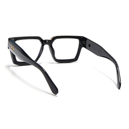 Voyage Exclusive Black Wayfarer Eyeglasses for Men & Women - MG4823-C2