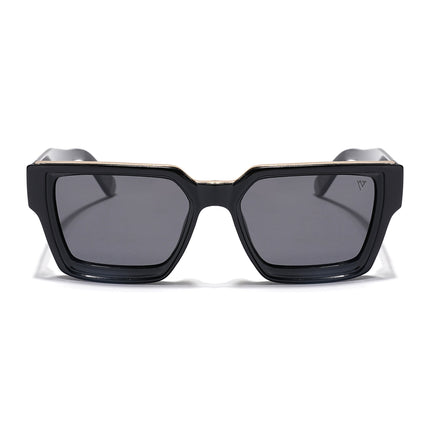 Phantom X | Black Wayfarer Polarized Sunglasses - PMG4114