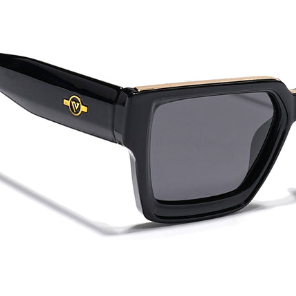 Phantom X | Black Wayfarer Polarized Sunglasses - PMG4114