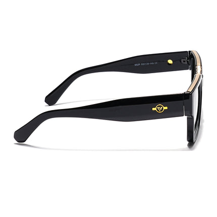 Phantom X | Black Wayfarer Polarized Sunglasses - PMG4114