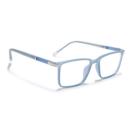 Voyage FlexLite Matt Blue Rectangle Eyeglasses for Men & Women - MG5560-C3