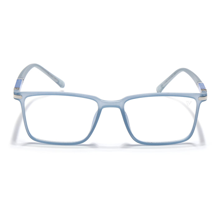 Voyage FlexLite Matt Blue Rectangle Eyeglasses for Men & Women - MG5560-C3