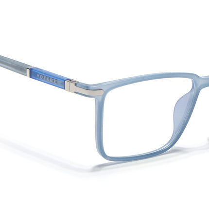 Voyage FlexLite Matt Blue Rectangle Eyeglasses for Men & Women - MG5560-C3