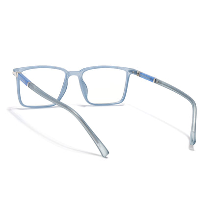 Voyage FlexLite Matt Blue Rectangle Eyeglasses for Men & Women - MG5560-C3