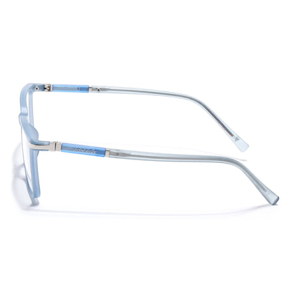 Voyage FlexLite Matt Blue Rectangle Eyeglasses for Men & Women - MG5560-C3