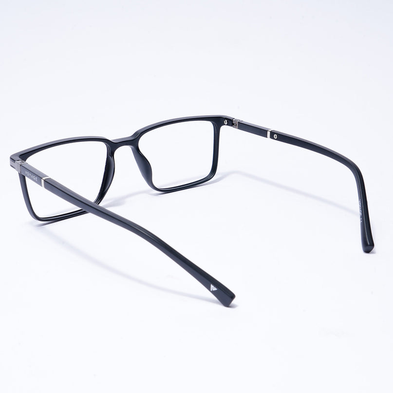 Voyage FlexLite Matt Black Rectangle Eyeglasses for Men & Women - MG5558-C1