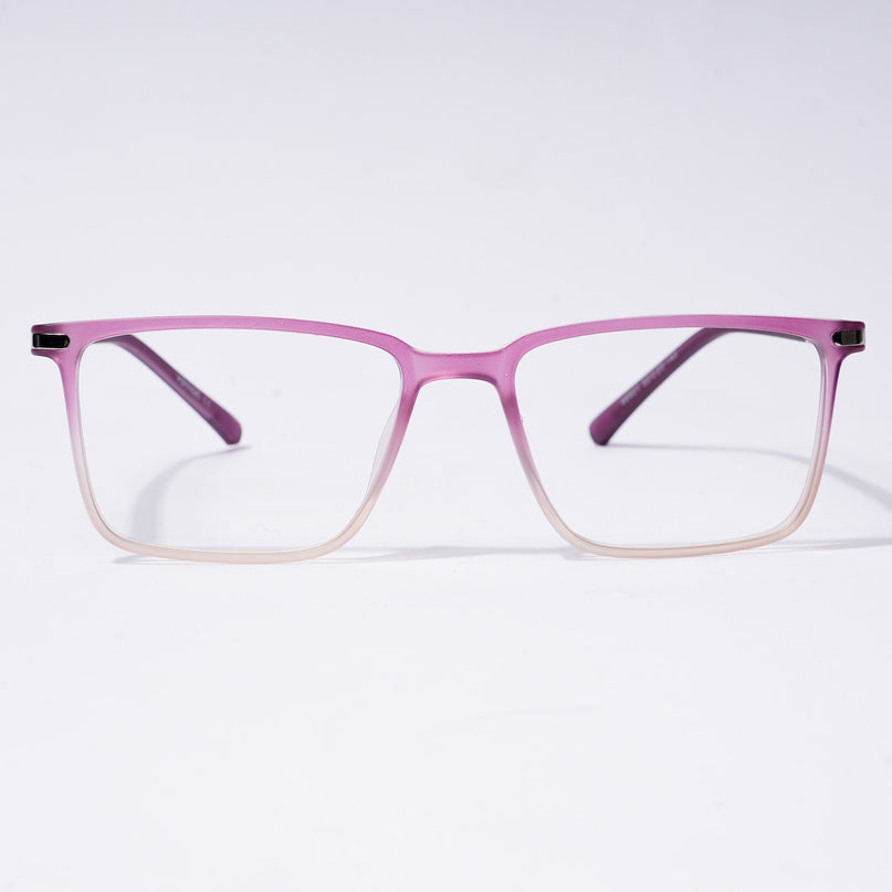 Voyage FlexLite Violet & Brown Rectangle Eyeglasses for Men & Women - MG5562-C5