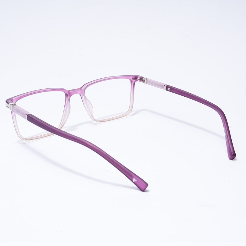 Voyage FlexLite Violet & Brown Rectangle Eyeglasses for Men & Women - MG5562-C5