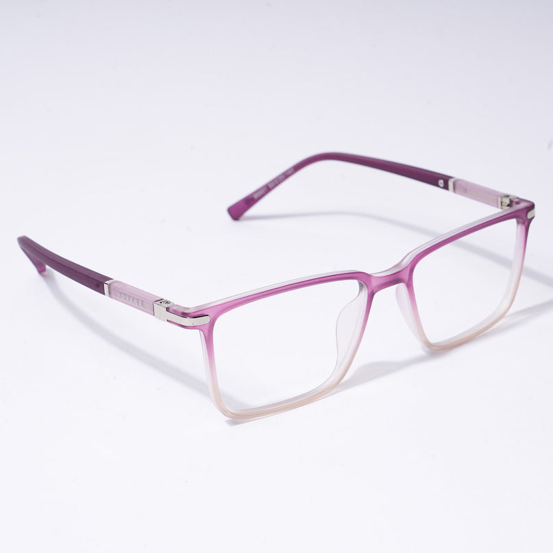 Voyage FlexLite Violet & Brown Rectangle Eyeglasses for Men & Women - MG5562-C5