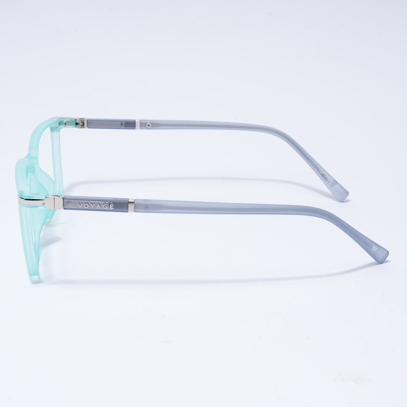 Voyage FlexLite Turquoise Rectangle Eyeglasses for Men & Women - MG5563-C6