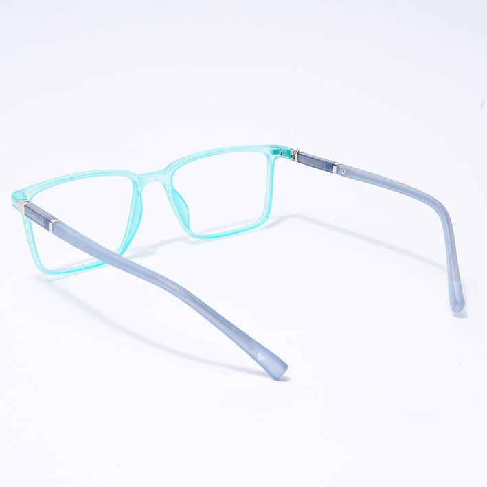 Voyage FlexLite Turquoise Rectangle Eyeglasses for Men & Women - MG5563-C6
